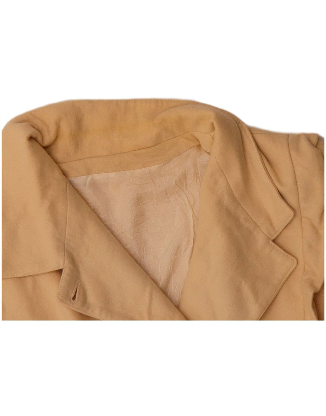VINTAGE Womens Bomber Jacket UK 18 XL Beige