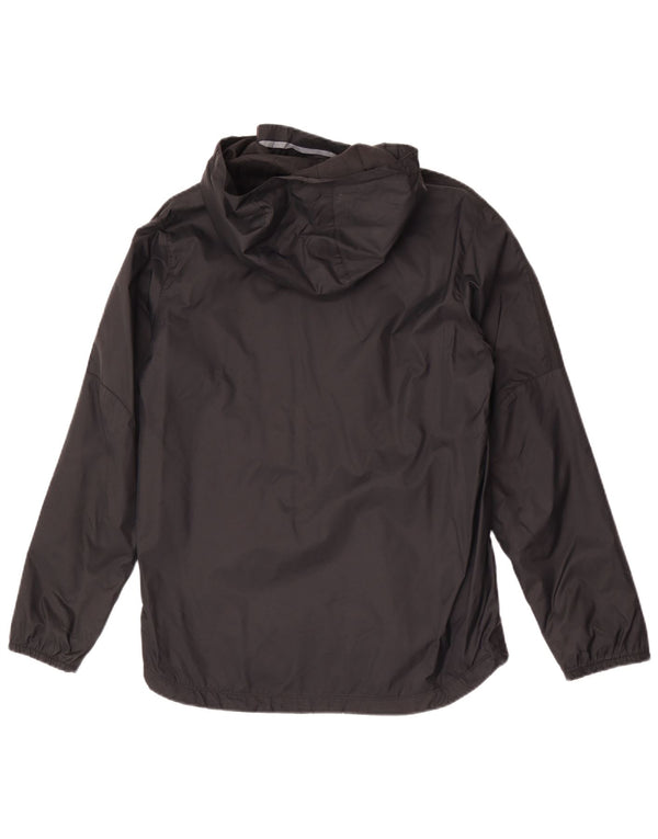 Nike Chaqueta impermeable con capucha para niños 13-14 años XL Nylon negro