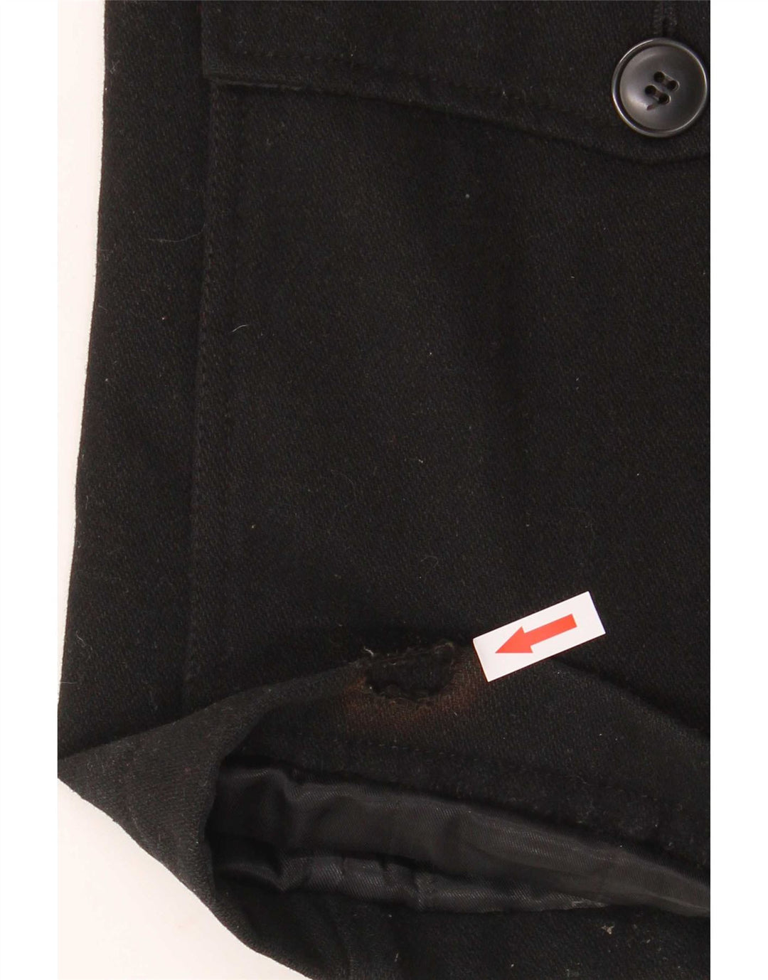 Levi's Chaqueta utilitaria para hombre UK 40 Large Lana negra