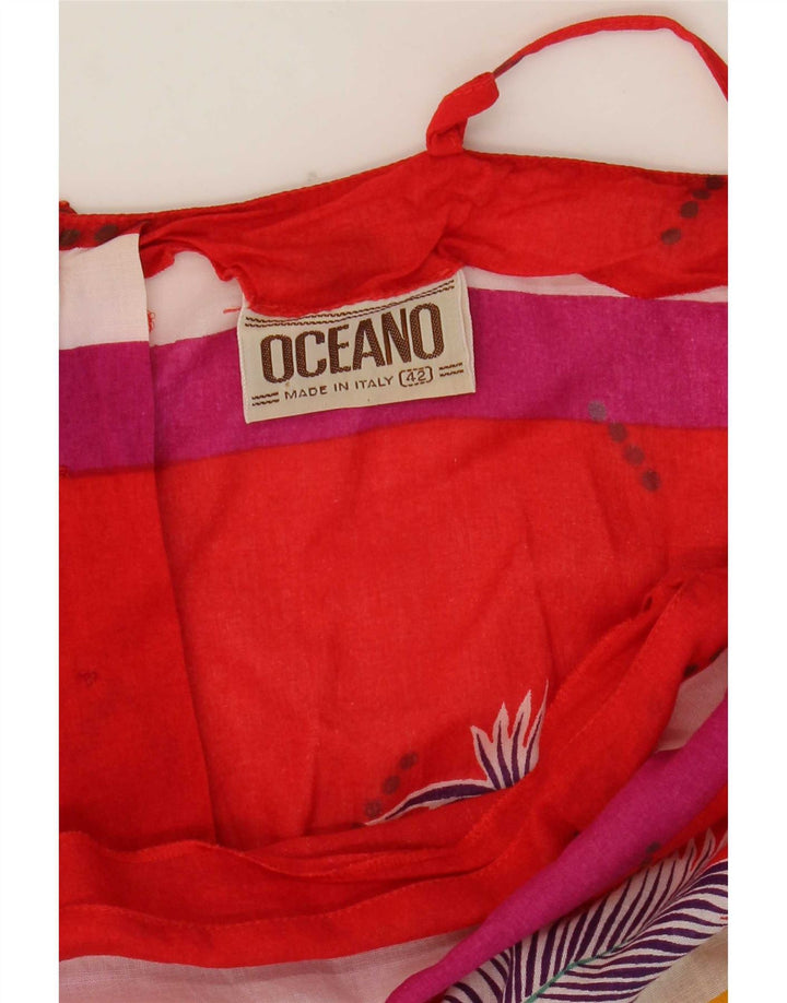 Mono corto transparente para mujer Oceano IT 42 Medium W30 L6 Multicolor Floral