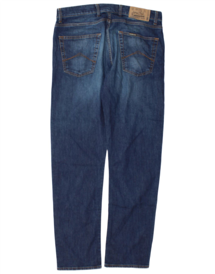 Carrera Hombre 707 Vaqueros Rectos W36 L34 Algodón Azul