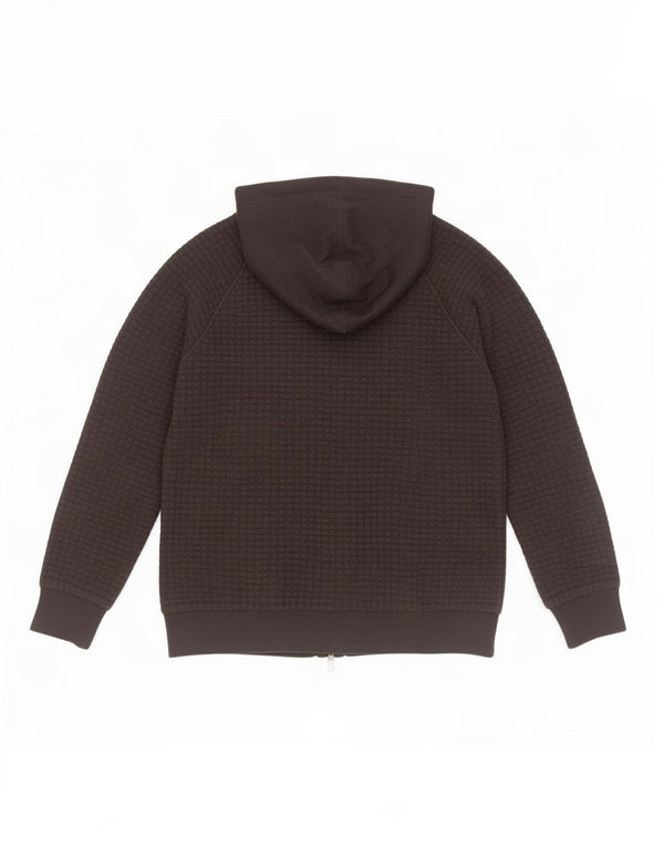 Reebok Sudadera con capucha y cremallera para mujer Reino Unido 12/14 Mediano Negro Algodón