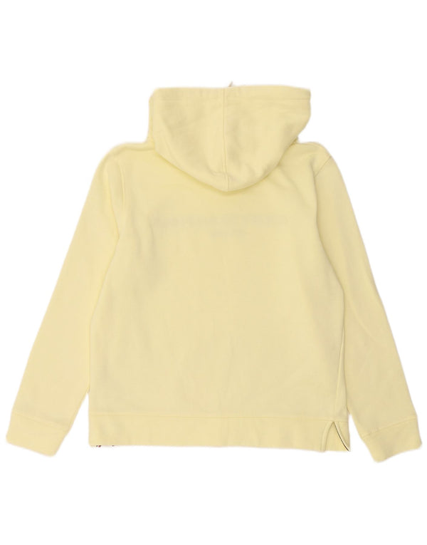 Tommy Hilfiger Jersey con capucha de gran tamaño para mujer con gráfico UK 10 Small Yellow