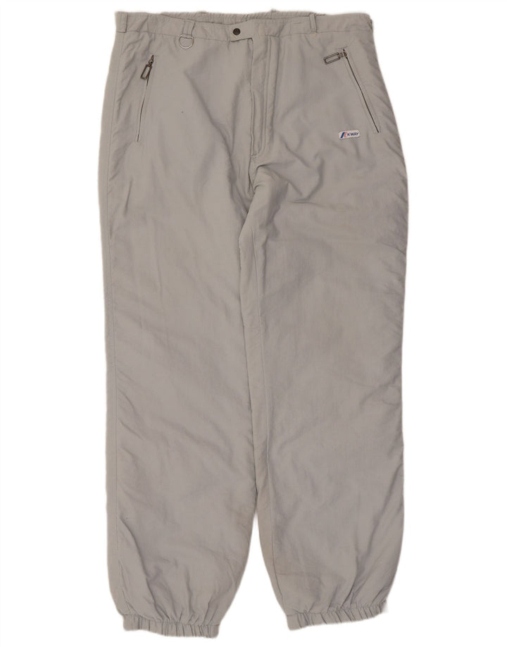 Pantalones de esquí para hombre K-Way IT 48 Medium W38 L31 Poliamida gris