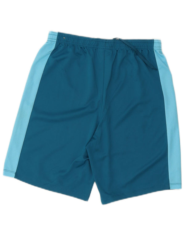 Pantalones cortos deportivos Nike Dri Fit para hombre XL Azul marino Colorblock Poliéster