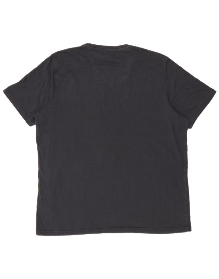 Camiseta para hombre Fat Face Top 2XL Algodón negro