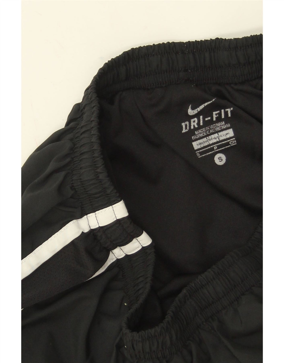 Nike Pantalones cortos deportivos Dri Fit para mujer UK 8 Small Poliéster negro