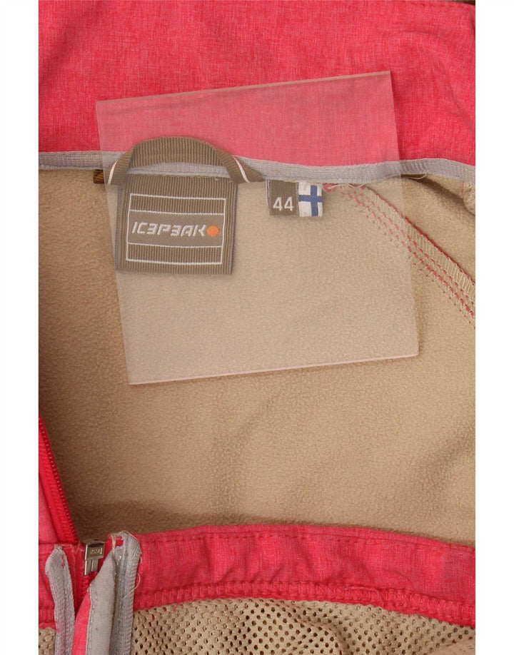 Chaqueta cortavientos con capucha Icepeak para mujer IT 44 Poliéster rosa medio