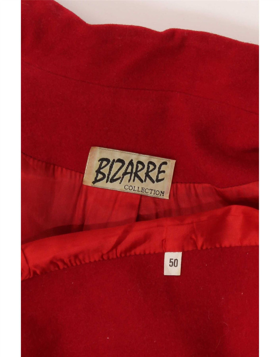 Chaqueta tipo blazer vintage con doble botonadura para mujer IT 50 XL Rojo