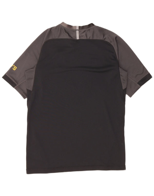 Canterbury - Camiseta gráfica para hombre, parte superior mediana, color negro, poliéster