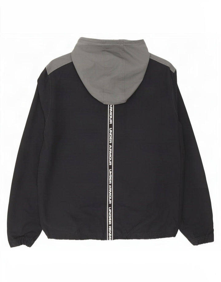 Under Armour Chaqueta de chándal gráfica para hombre, talla 36, color negro