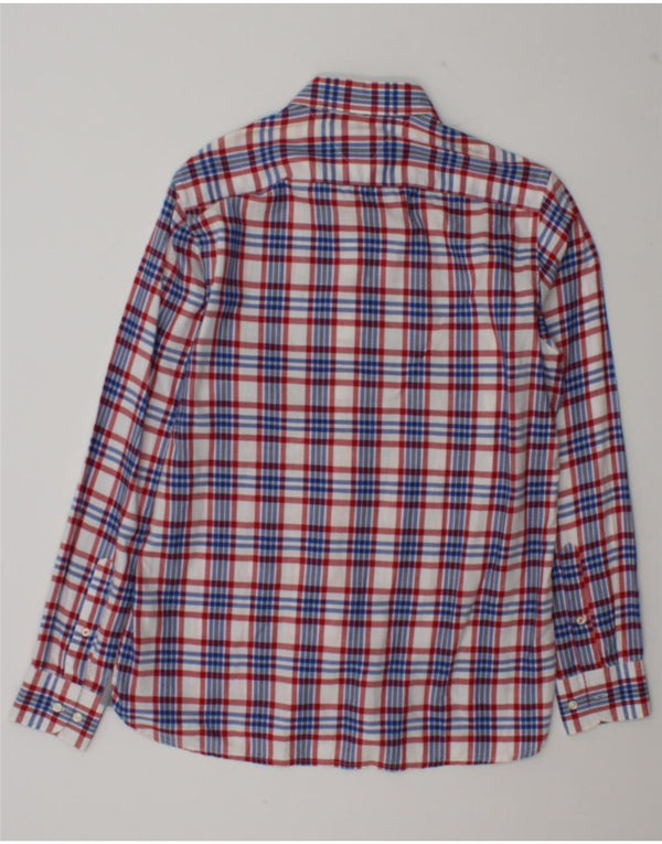 Camisa Tommy Hilfiger Custom Fit de algodón a cuadros multicolores pequeños para hombre