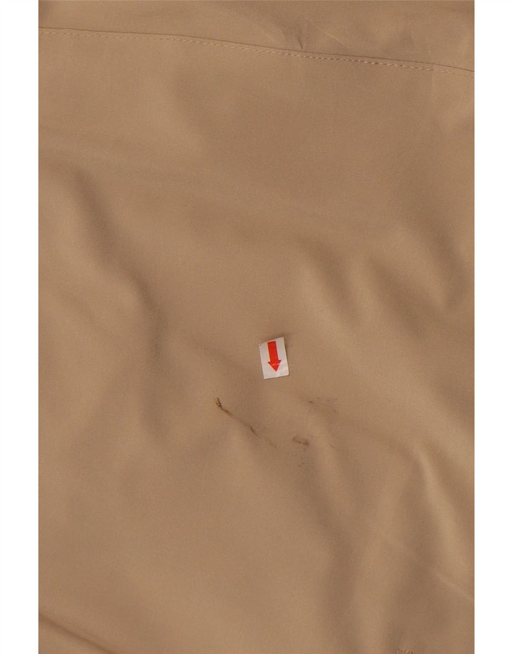 Izod Pantalones cortos de golf para hombre W38 XL Beige Poliéster Deportes