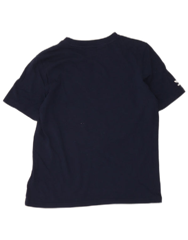 Adidas Camiseta gráfica para niño Top 11-12 años Azul Marino Algodón
