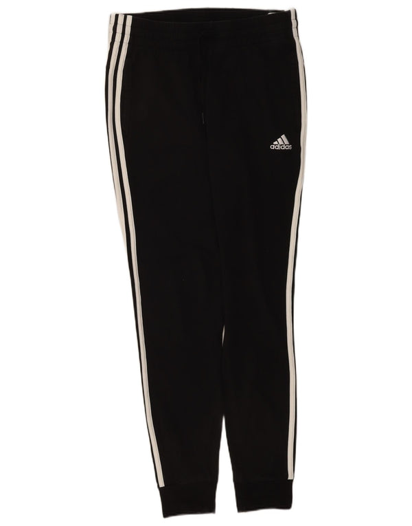 Adidas - Pantalones de chándal ajustados para mujer, talla 8/10, color negro