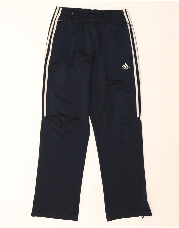 Adidas Pantalones de chándal para hombre UK 34/36 Small Azul marino Poliéster
