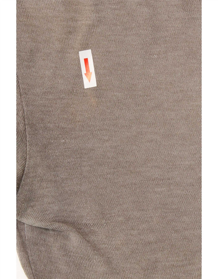 Zara Mujer Camiseta Top UK 10 Small Marrón
