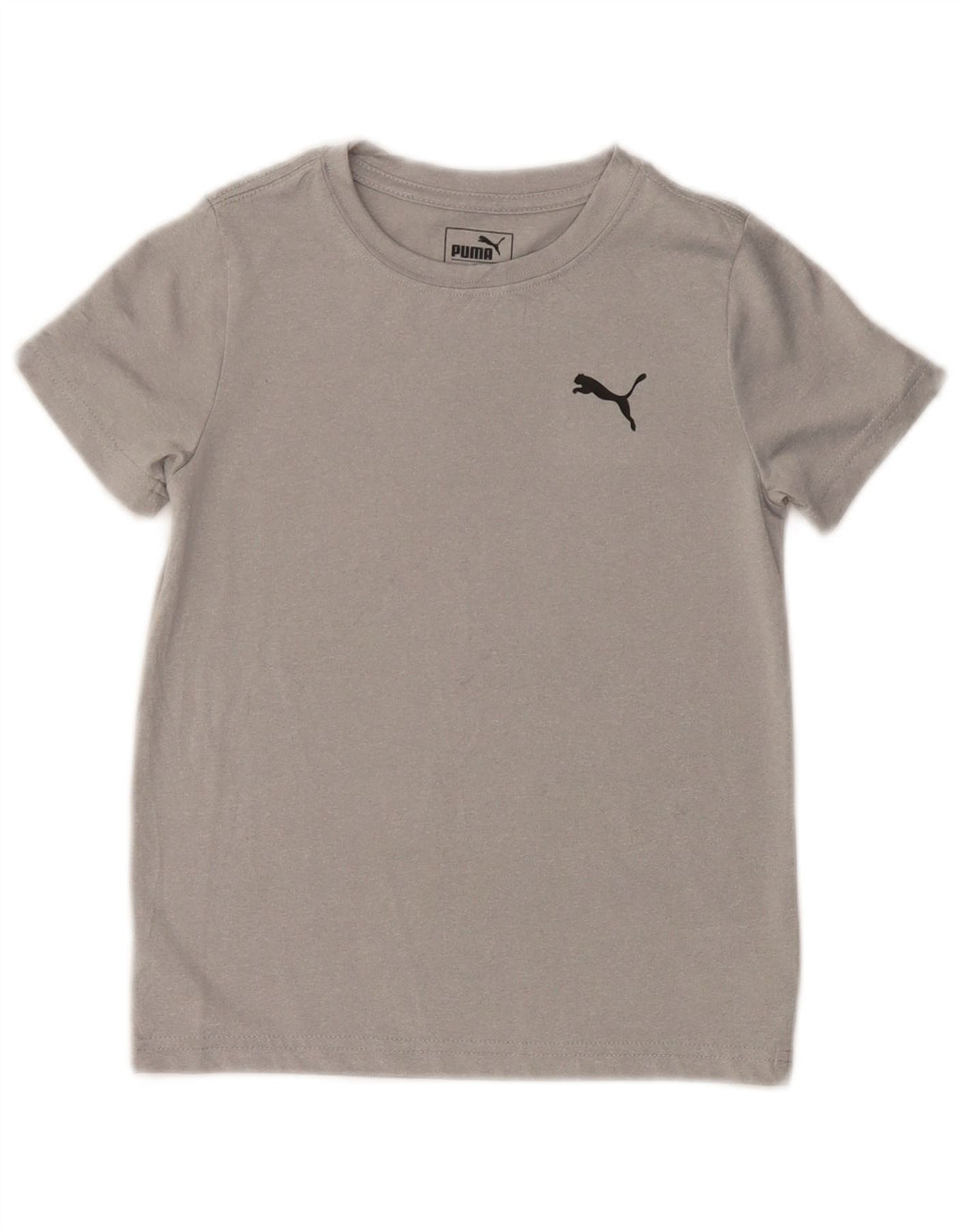 PUMA Camiseta Niño Top 5-6 Años Gris Poliéster
