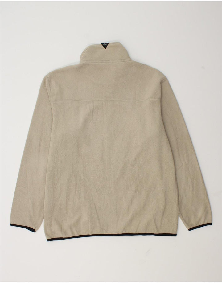 Asics Chaqueta polar para hombre UK 40 Large Beige Poliéster