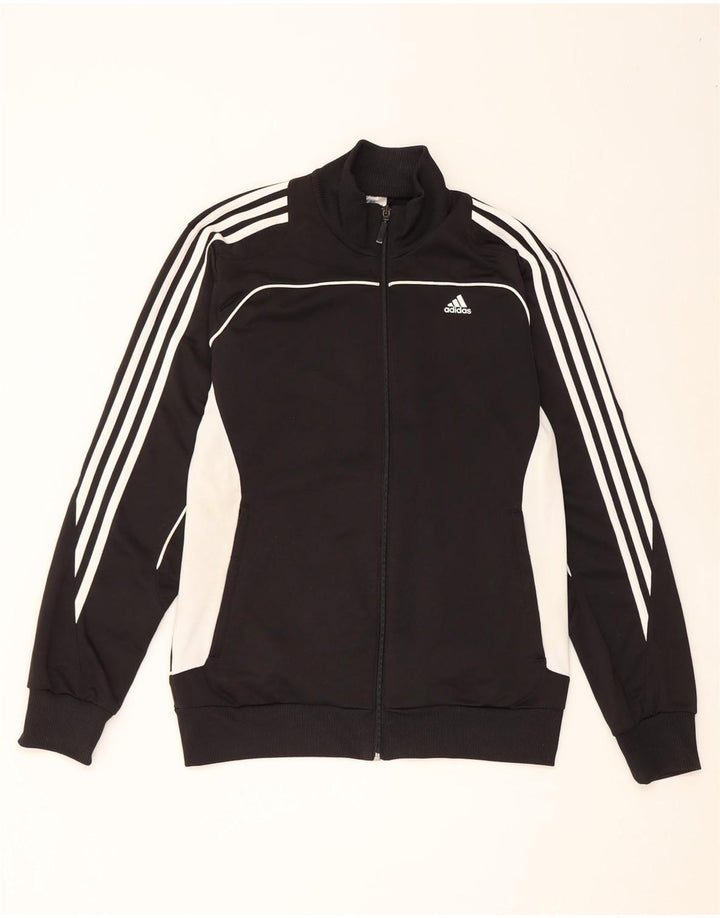Adidas - Chaqueta de chándal para hombre, talla 40/42, color negro mediano