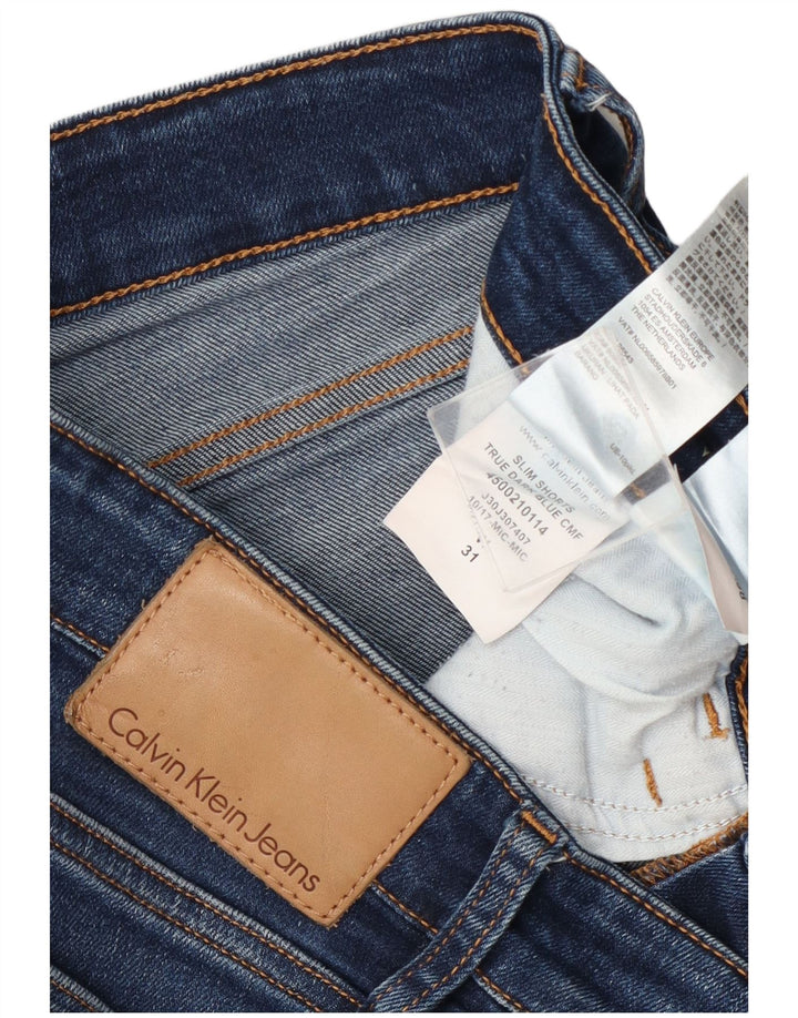 Pantalones cortos de mezclilla para hombre Calvin Klein W31 Algodón azul medio