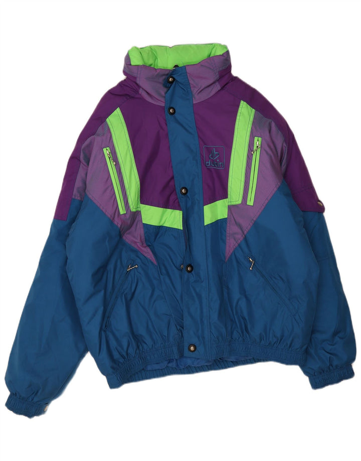 Dubin Chaqueta de esquí para hombre US 42 XL Azul Colorblock Poliéster