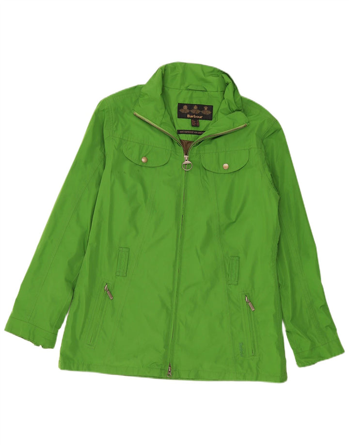 Chaqueta impermeable Barbour para mujer Reino Unido 46 Poliéster verde grande