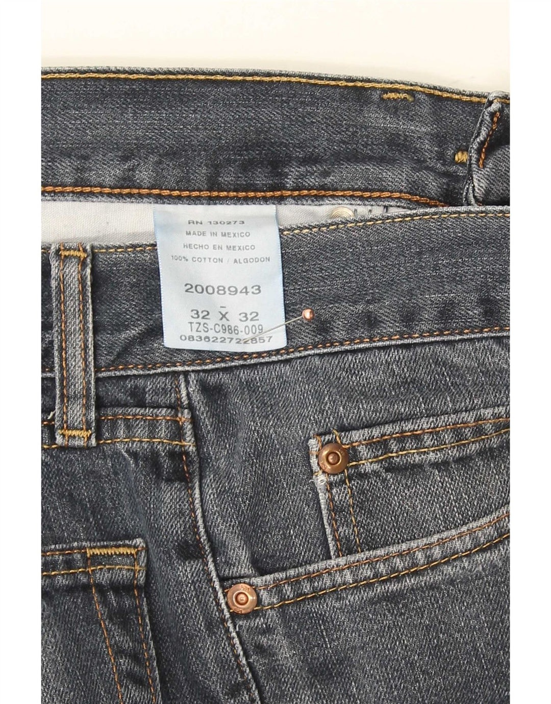 Vaqueros rectos Lee para hombre W32 L32 Algodón azul