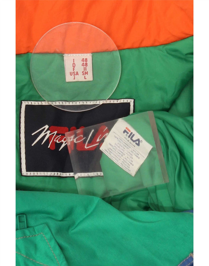 Mono de esquí Fila Magic Line para hombre IT 48 Poliamida con bloques de color azul medio
