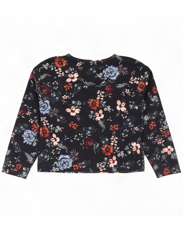 Dorothy Perkins Blusa para mujer UK 18 XL Algodón floral azul marino