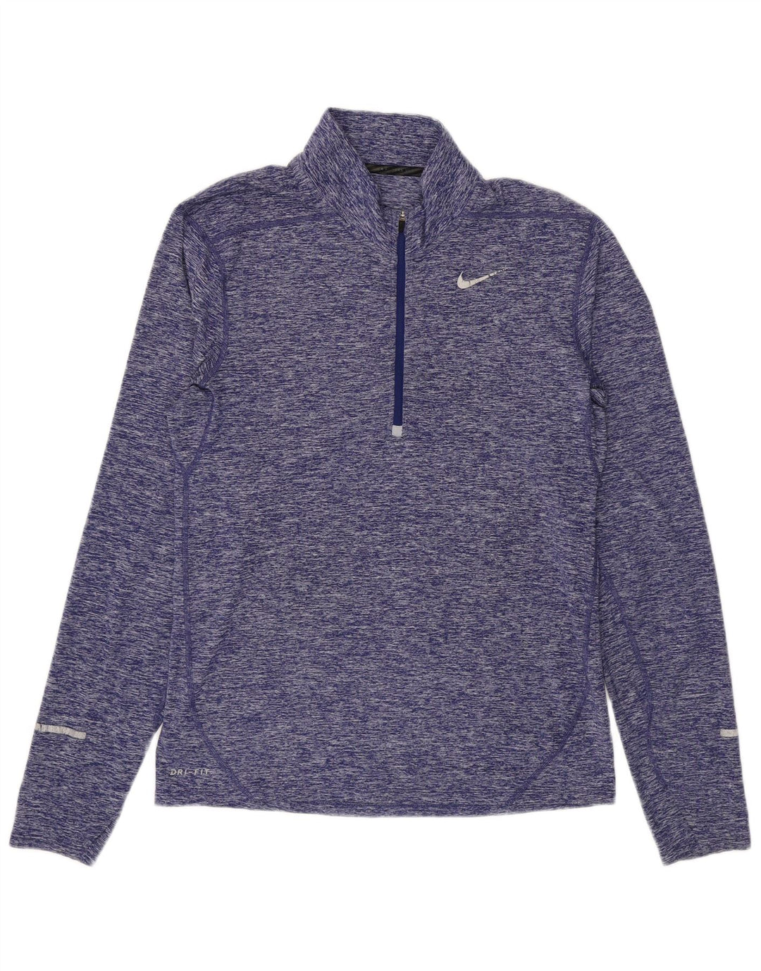 Nike Dri Fit - Chándal con cremallera y cuello para hombre, talla pequeña, color morado