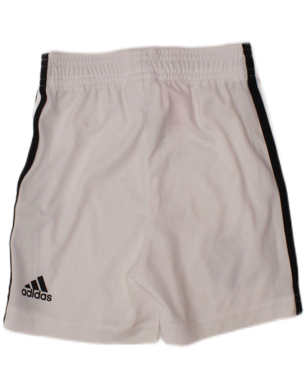 ADIDAS Deutscher Fussball Bund - Pantalones cortos deportivos para bebé (12-18 meses), color blanco