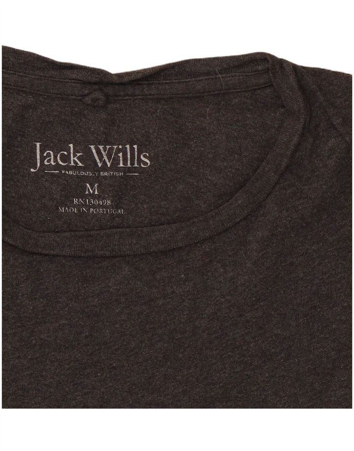 Camiseta Jack Wills Hombre Top Algodón Gris Medio