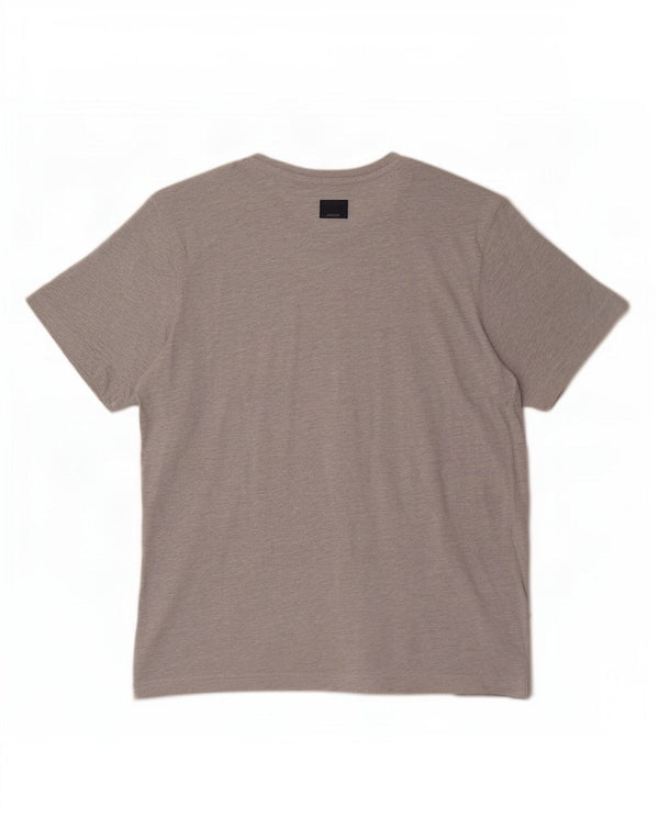 Crew Clothing Camiseta para hombre Top XL Gris Algodón