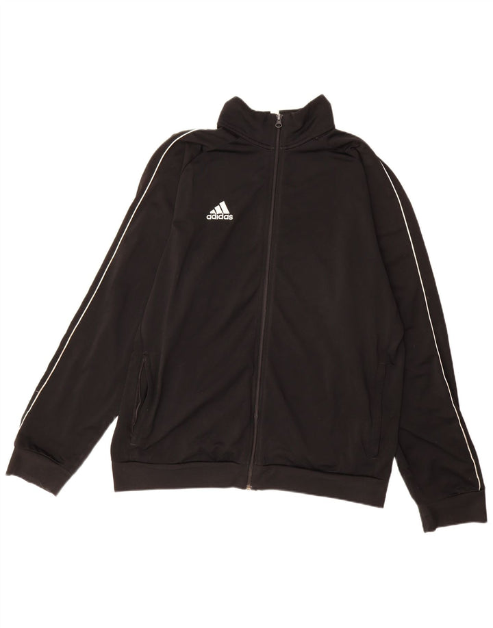ADIDAS Hombre Chándal Top Chaqueta XL Negro
