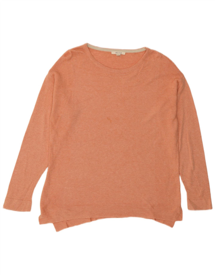 White Stuff - Jersey extragrande con cuello redondo para mujer, talla S, color rosa