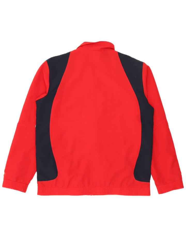 Adidas Chaqueta de chándal para niño 15-16 años Rojo Colorblock Poliéster