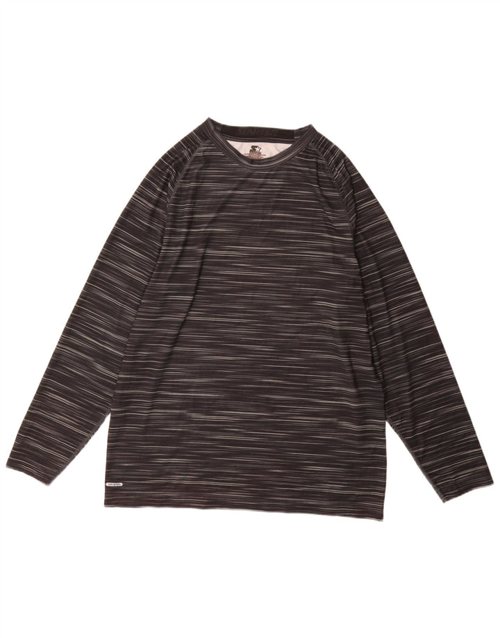 Starter Camiseta Hombre Manga Larga ES 46/48 XL Poliéster Rayas Negras