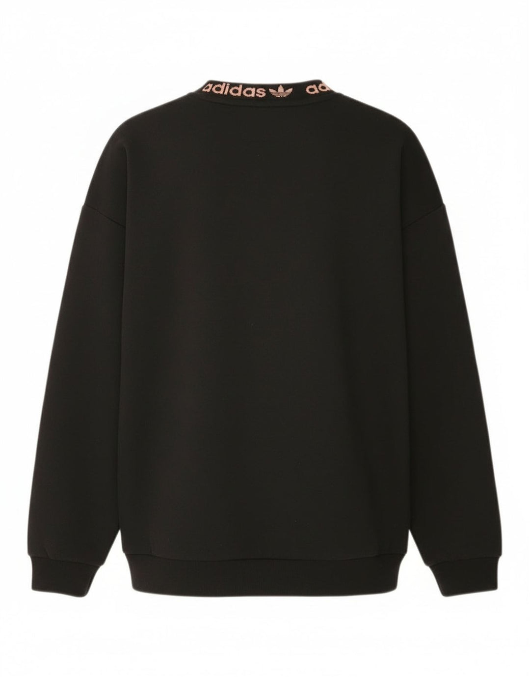 Adidas - Sudadera de gran tamaño con gráfico para mujer, talla 4, tamaño pequeño, algodón negro