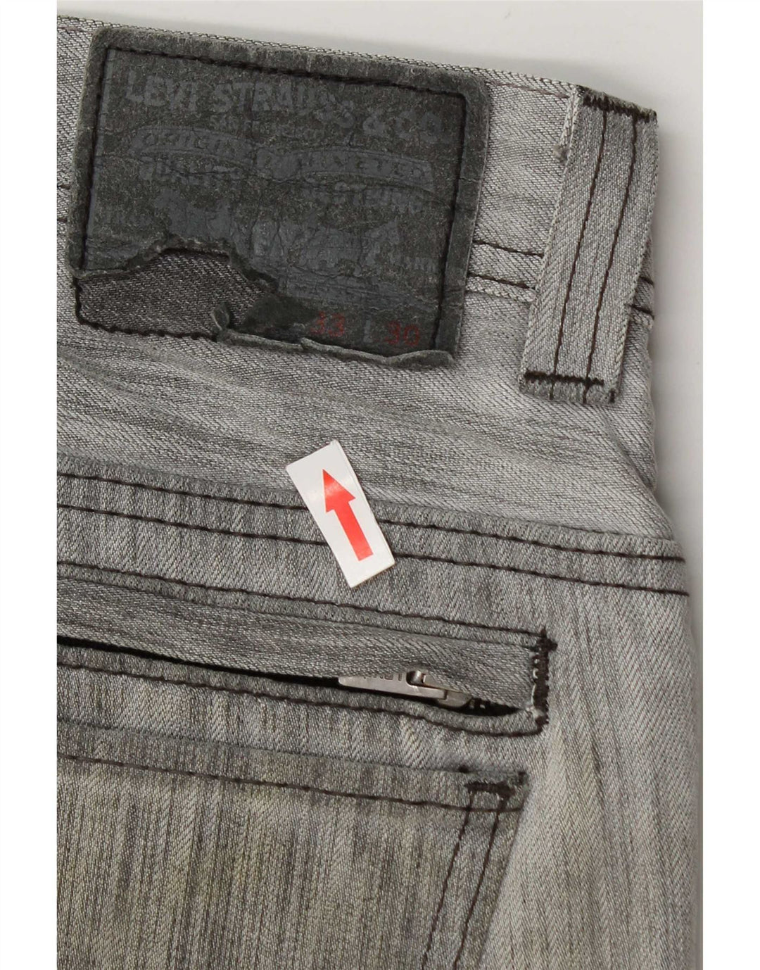 Levi's Vaqueros ajustados 511 para hombre W33 L30 Algodón moteado gris