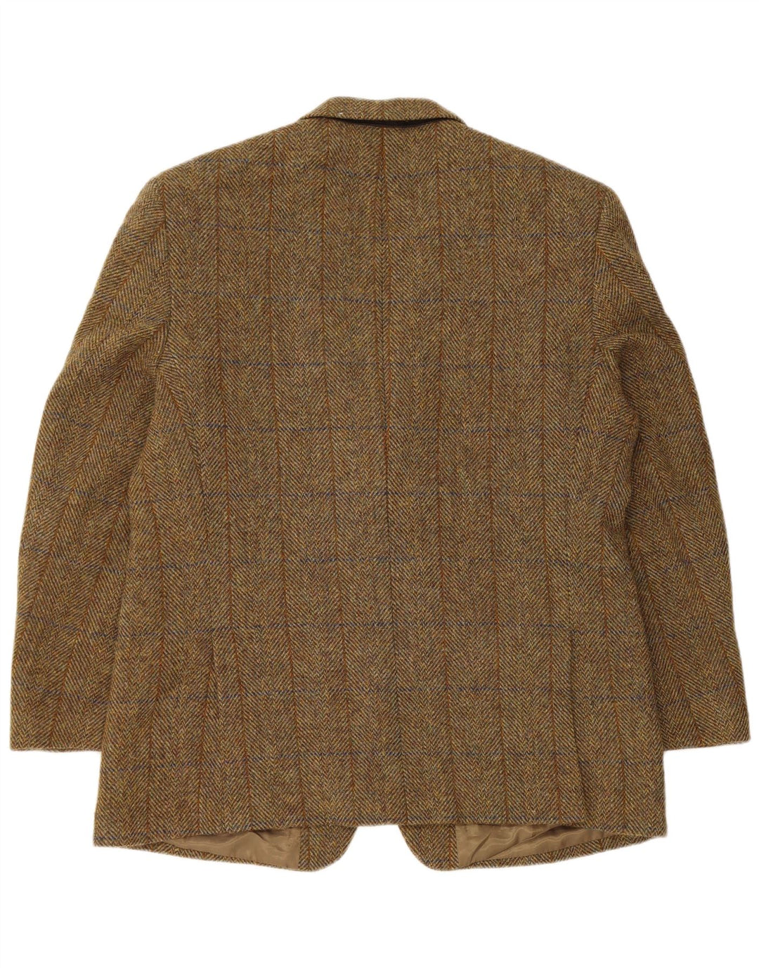 Harris Tweed Chaqueta tipo blazer de 2 botones para hombre UK 38 Marrón medio Espiga