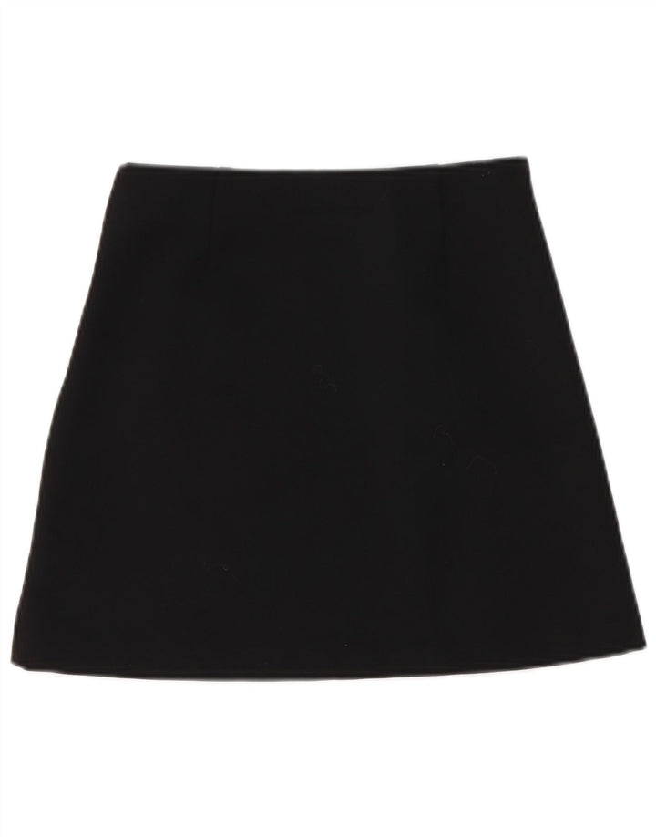 Zara Mujer Mini Falda XS W24 Negro Poliéster