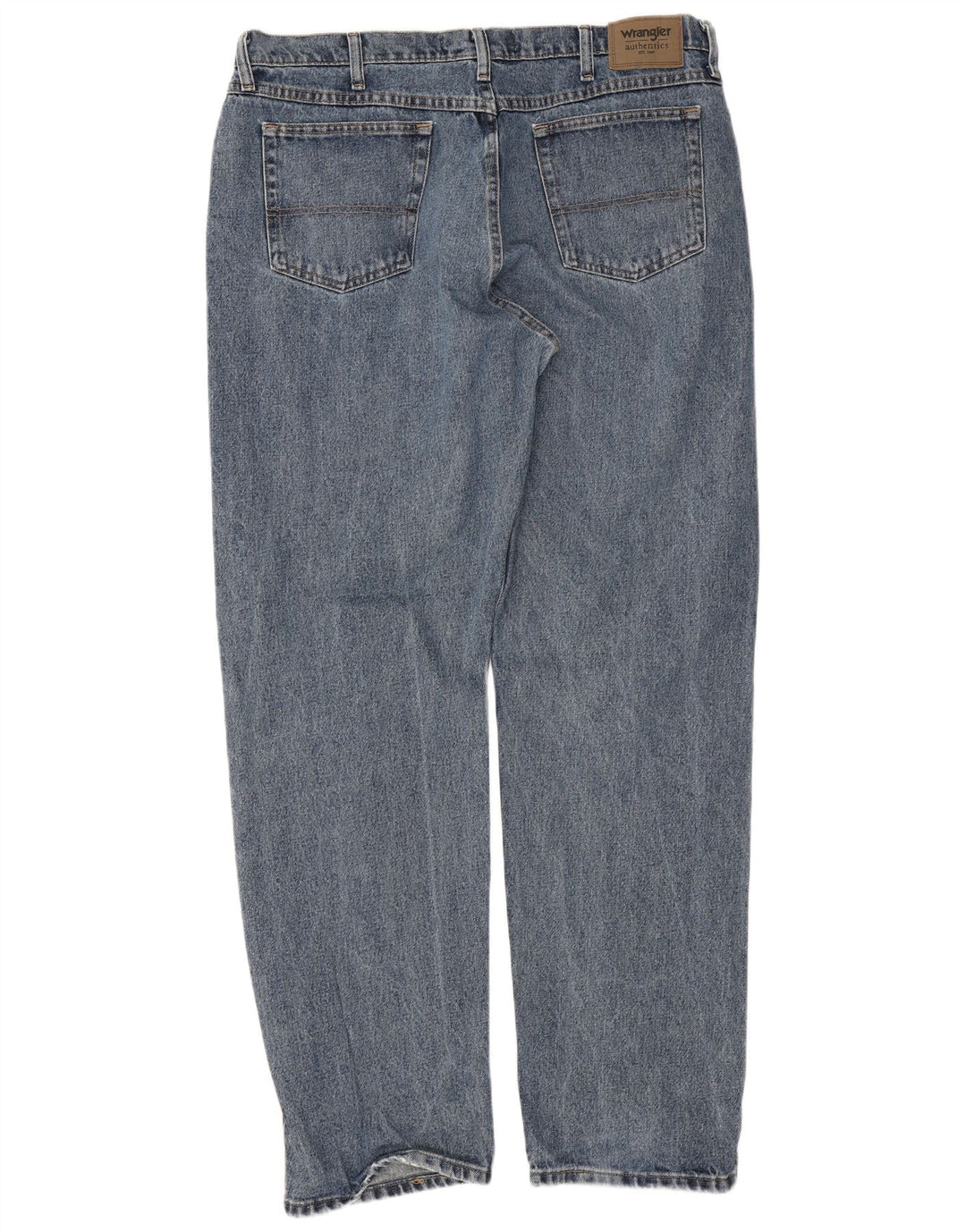 Vaqueros Wrangler Hombre Rectos W38 L34 Algodón Azul
