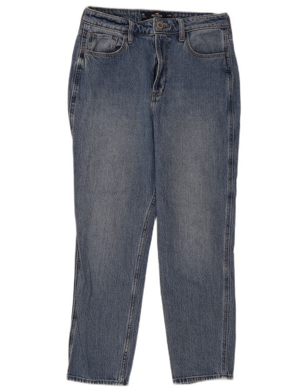 Hollister Mom Jean Jeans cónicos de talle alto para mujer US 6 Medium W28 L27 Azul