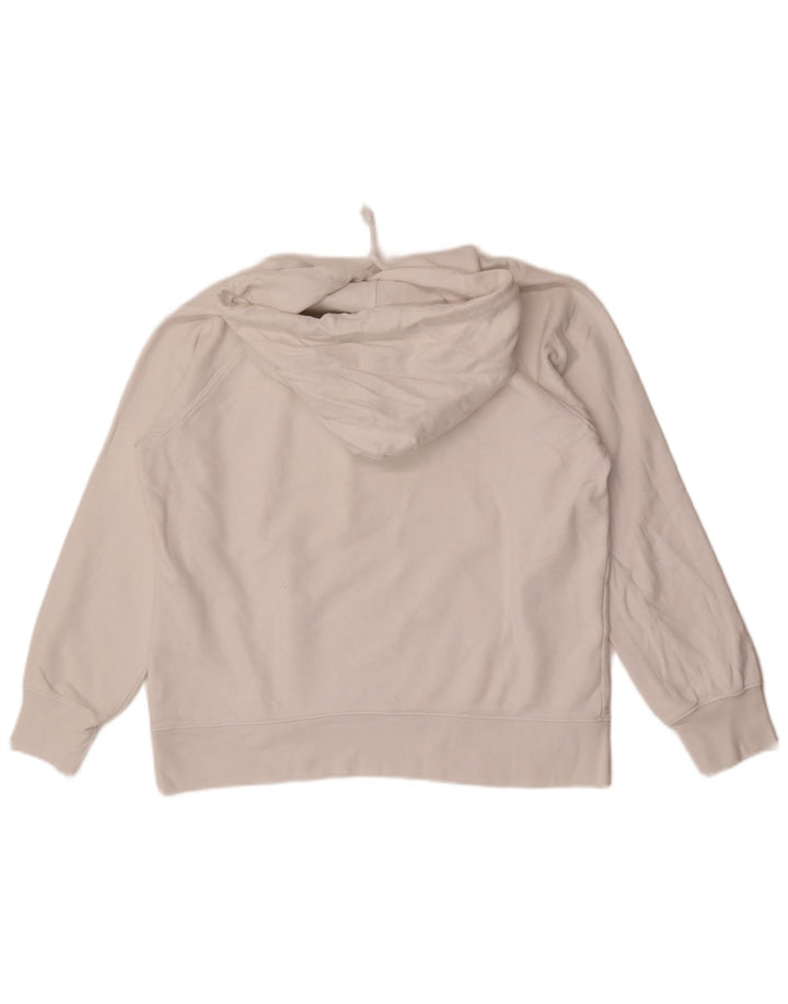 Levi's Jersey con capucha gráfica para mujer Reino Unido 14 Algodón blanco mediano