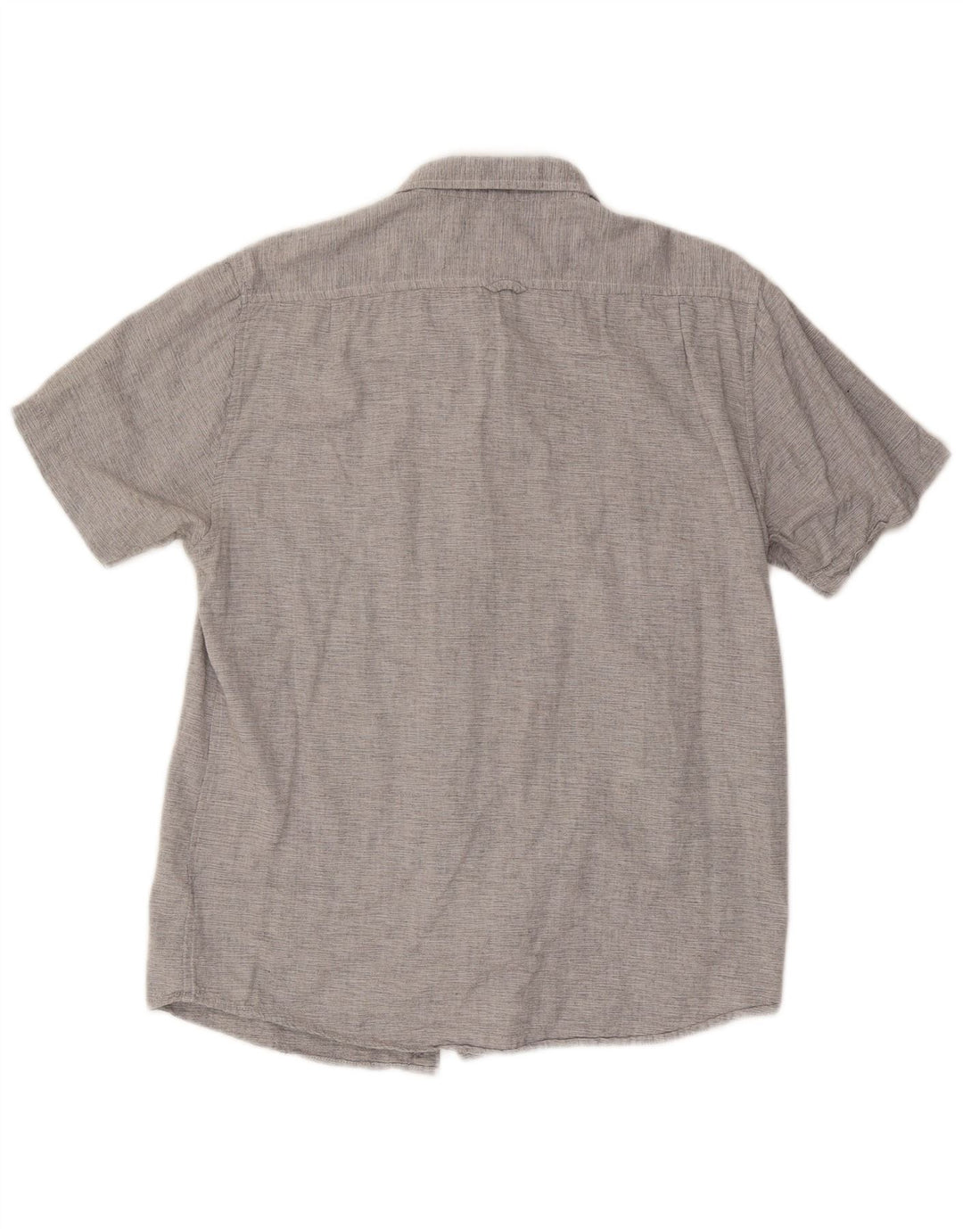 Camisa Billabong Hombre Manga Corta Grande Gris Algodón