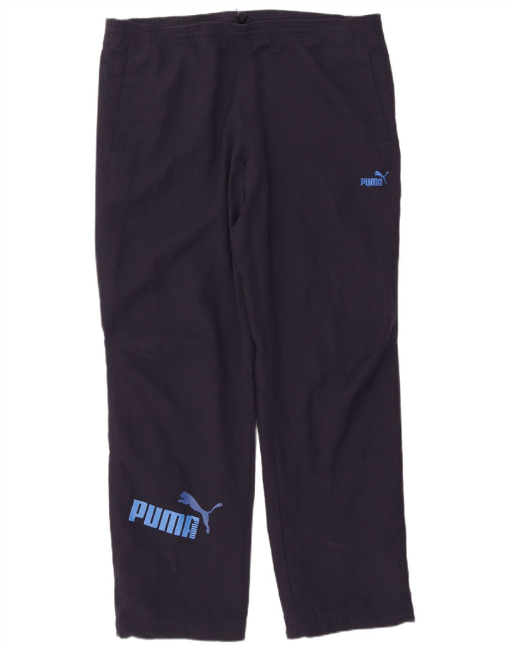 Puma Pantalones De Chándal Gráficos Para Hombre Poliéster Azul Marino Grande