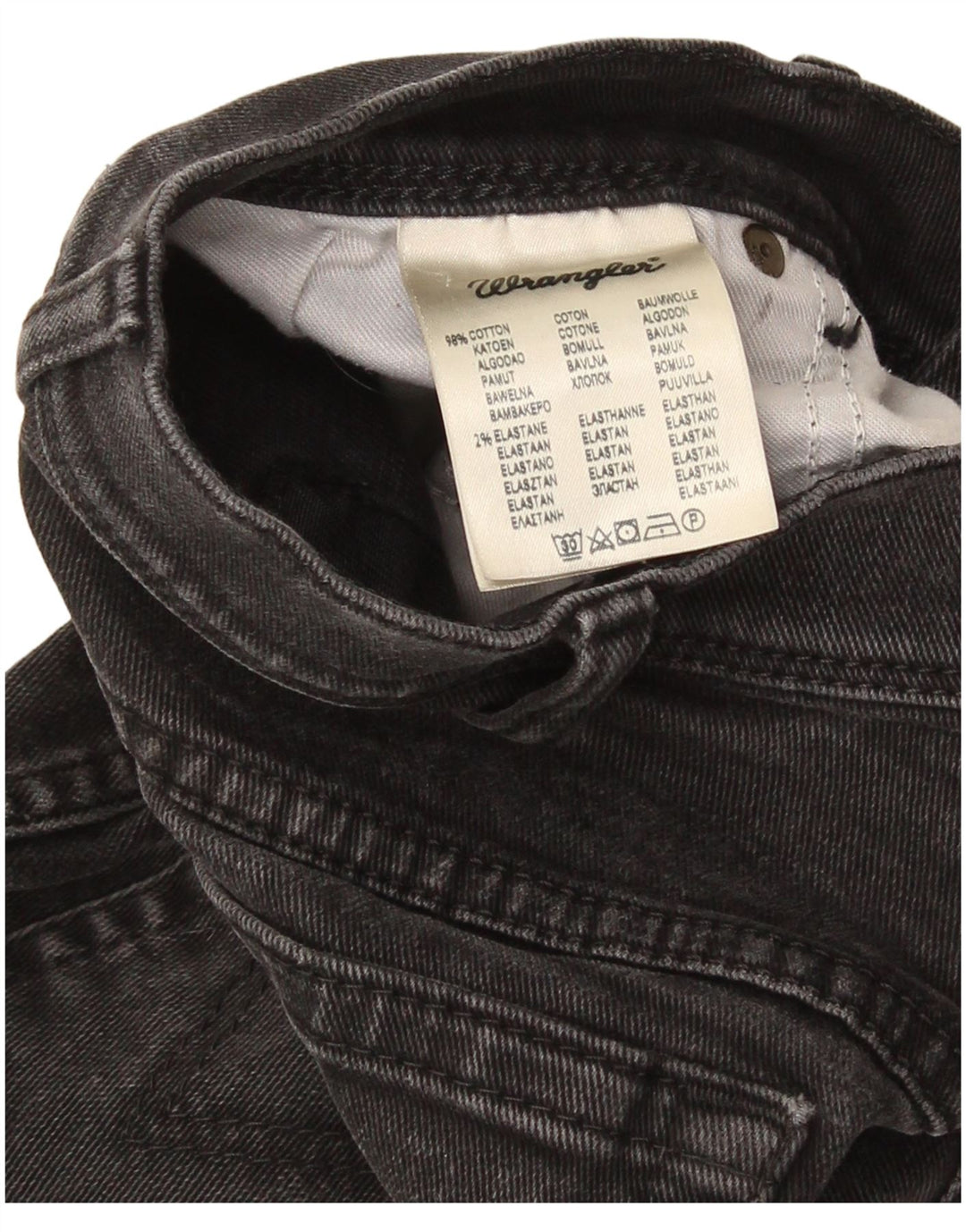 Wrangler Vaqueros rectos de corte regular para hombre W34 L32 Algodón gris