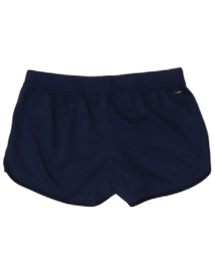 Adidas Mujer Climalite Sport Shorts UK 12/14 Medio Azul Marino Poliéster