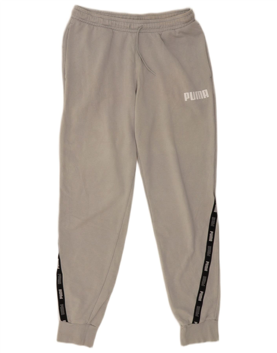 PUMA Pantalones de chándal con estampado gráfico Joggers gris medio color block